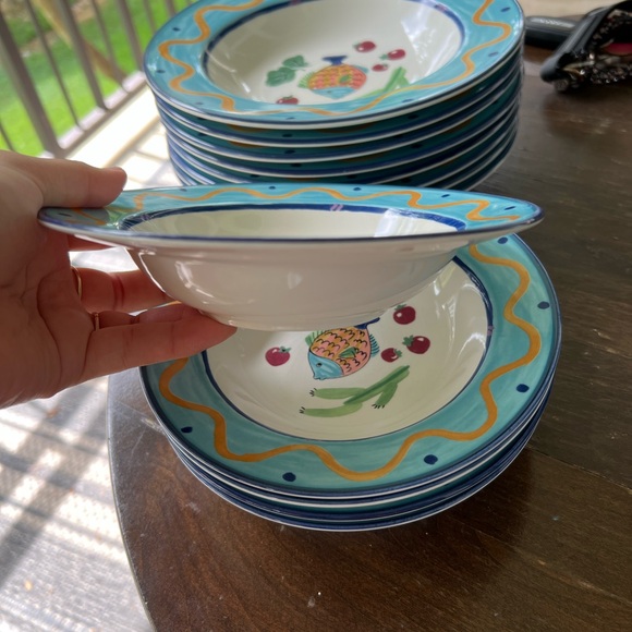 Colorful Fish Design Ceramic Bowls - Picture 6 of 10